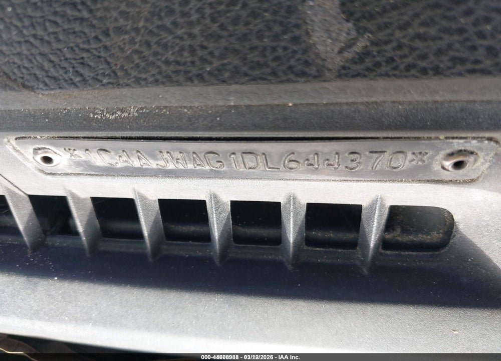 2013 JEEP WRANGLER SPORT VIN: 1C4AJWAG1DL644370