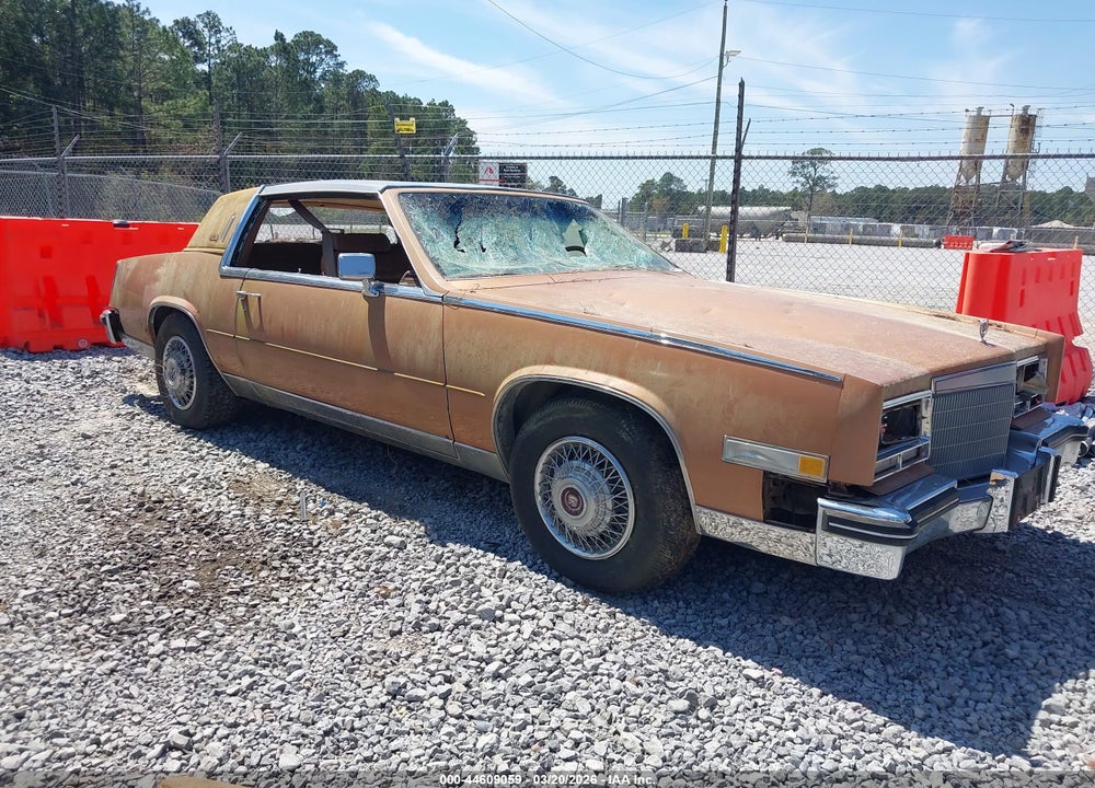 1984 CADILLAC ELDORADO VIN: 1G6AL5789EE660894