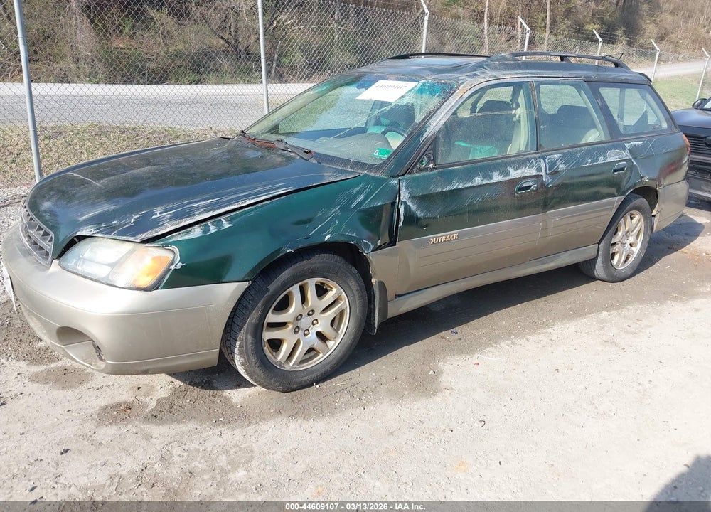 2002 SUBARU OUTBACK LIMITED VIN: 4S3BH686527628210