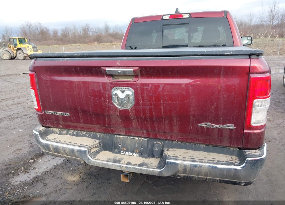 2019 RAM 1500 BIG HORN/LONE STAR  4X4 5'7 BOX VIN: 1C6RRFFG7KN646265