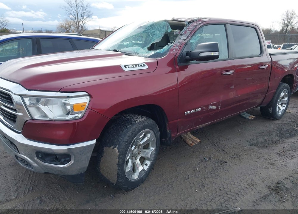 2019 RAM 1500 BIG HORN/LONE STAR  4X4 5'7 BOX VIN: 1C6RRFFG7KN646265