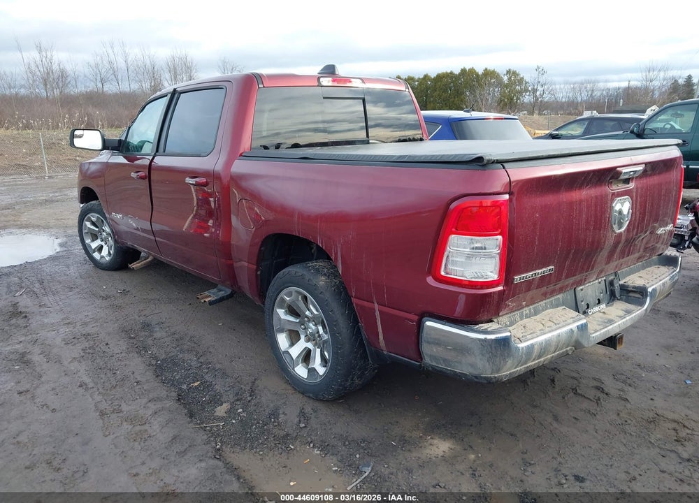 2019 RAM 1500 BIG HORN/LONE STAR  4X4 5'7 BOX VIN: 1C6RRFFG7KN646265