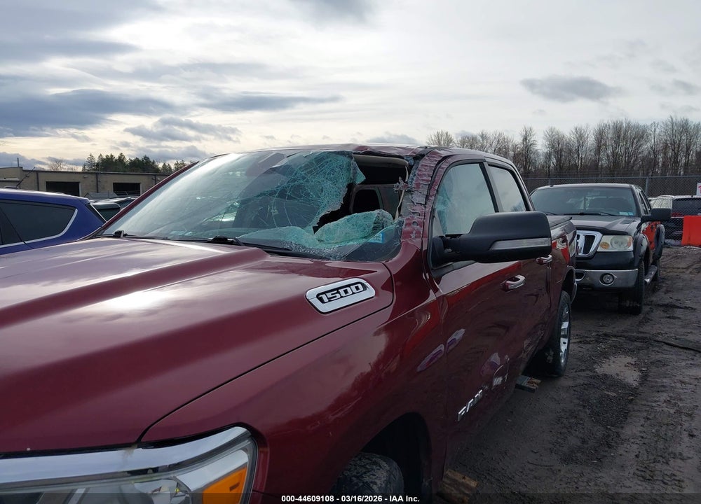 2019 RAM 1500 BIG HORN/LONE STAR  4X4 5'7 BOX VIN: 1C6RRFFG7KN646265
