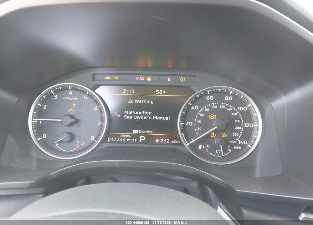 2025 MITSUBISHI OUTLANDER SE 2.5 2WD VIN: JA4J3VA84SZ014604
