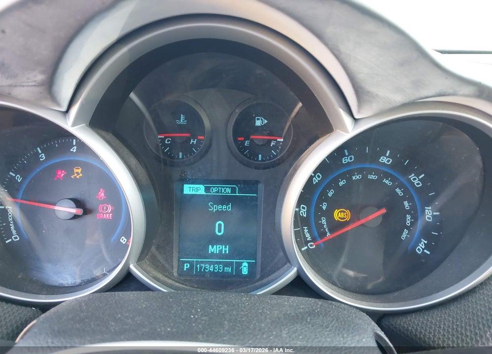 2013 CHEVROLET CRUZE 1LT AUTO VIN: 1G1PC5SB7D7140697