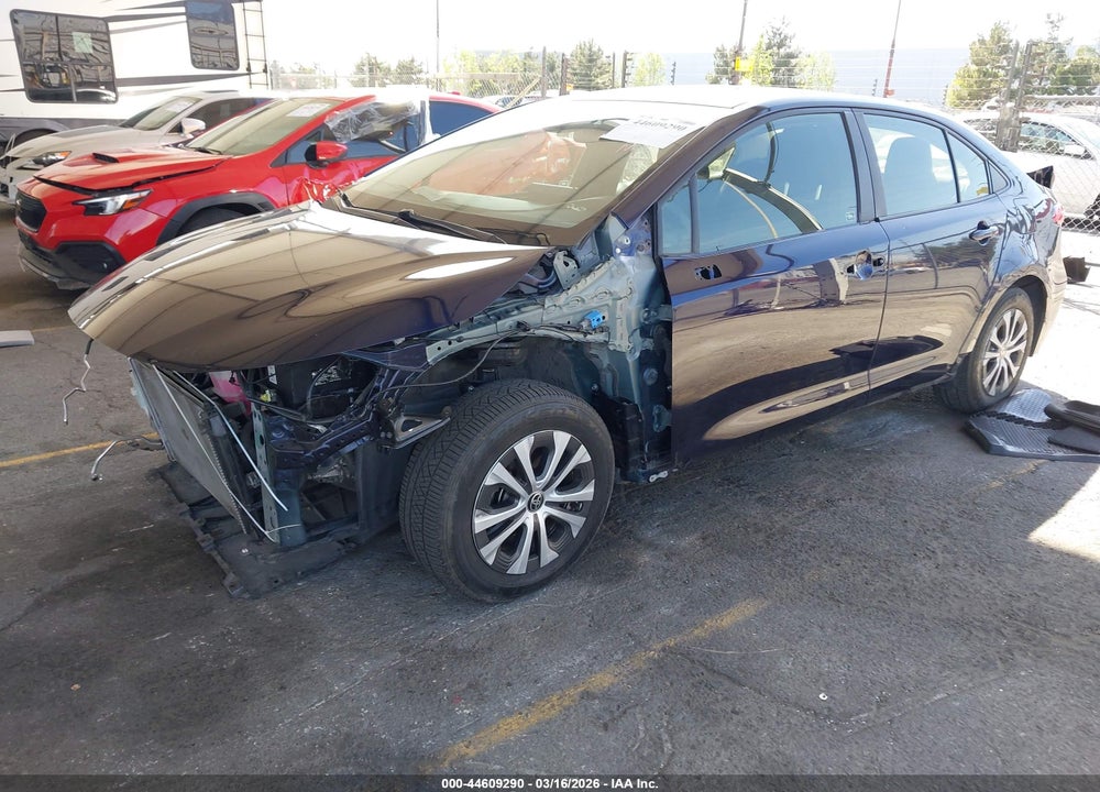 2022 TOYOTA COROLLA HYBRID LE VIN: JTDEAMDE6NJ061872