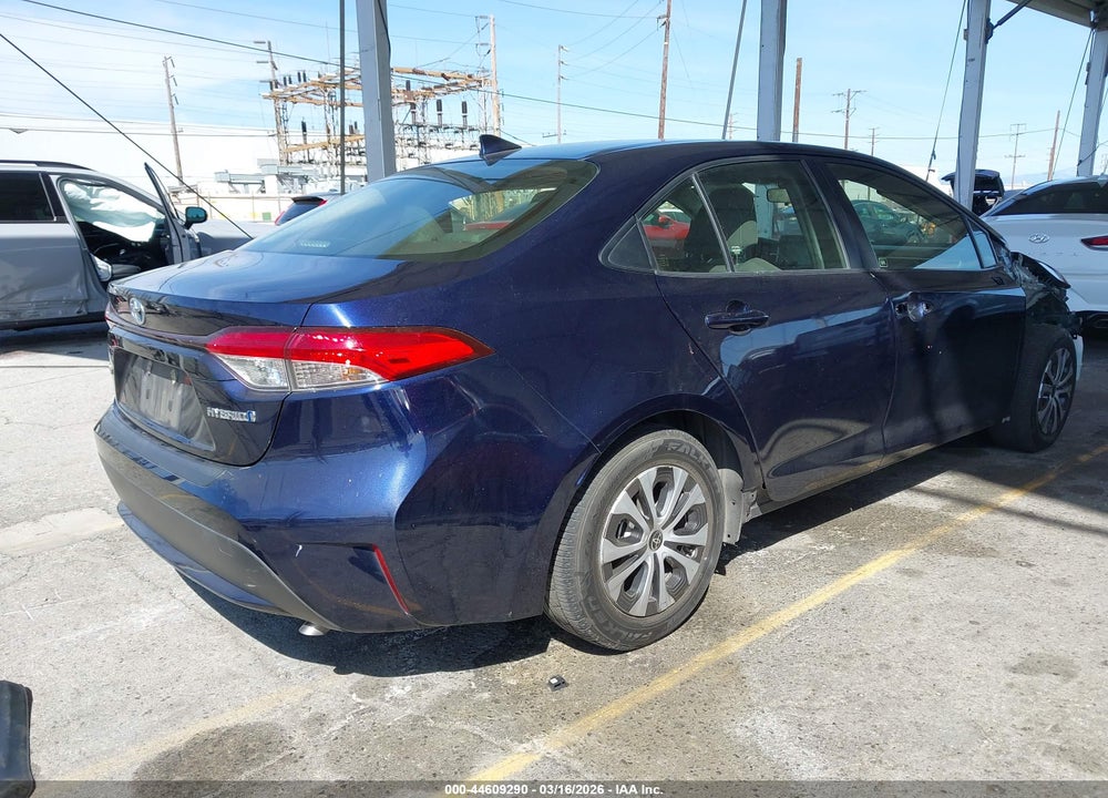 2022 TOYOTA COROLLA HYBRID LE VIN: JTDEAMDE6NJ061872