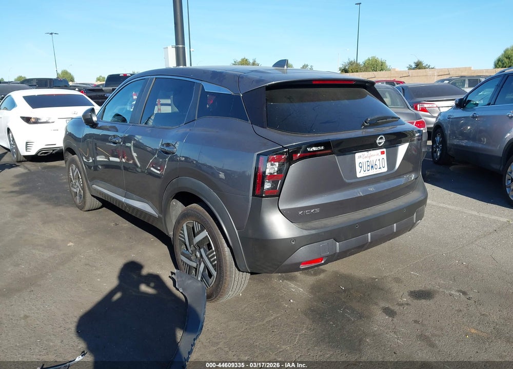 2025 NISSAN KICKS SV FWD VIN: 3N8AP6CA1SL395369