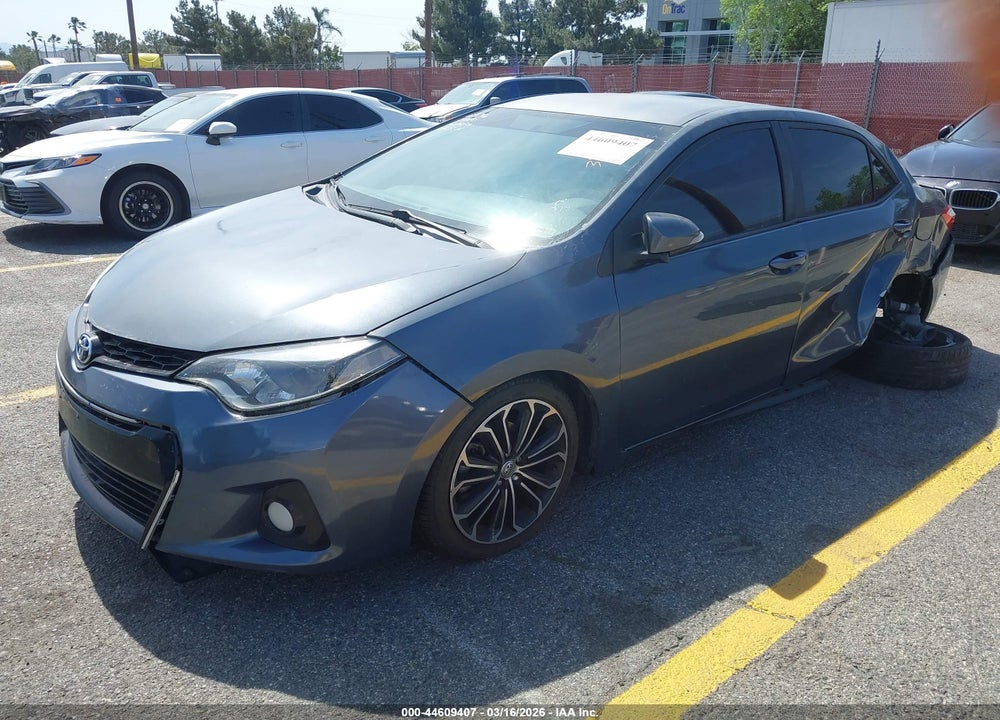 2015 TOYOTA COROLLA S PLUS VIN: 5YFBURHE7FP342710