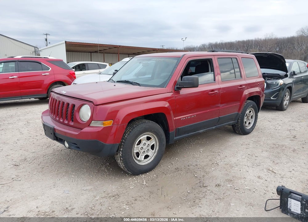 2012 JEEP PATRIOT SPORT VIN: 1C4NJRBB1CD524356
