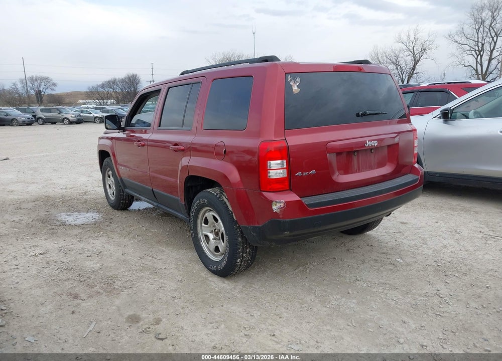 2012 JEEP PATRIOT SPORT VIN: 1C4NJRBB1CD524356
