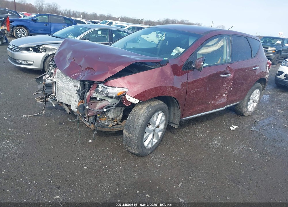 2011 NISSAN MURANO S VIN: JN8AZ1MW7BW185439