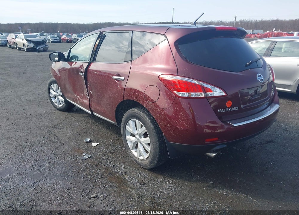 2011 NISSAN MURANO S VIN: JN8AZ1MW7BW185439
