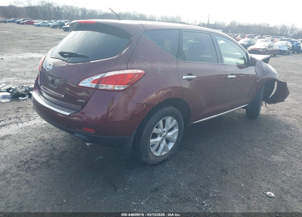 2011 NISSAN MURANO S VIN: JN8AZ1MW7BW185439