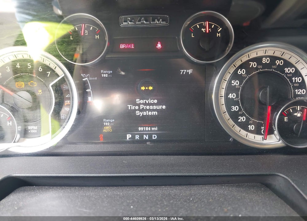 2014 RAM 1500 BIG HORN VIN: 1C6RR7LT0ES309756