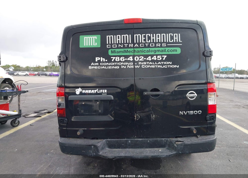2015 NISSAN NV CARGO NV1500 S V6 VIN: 1N6BF0KL8FN804859