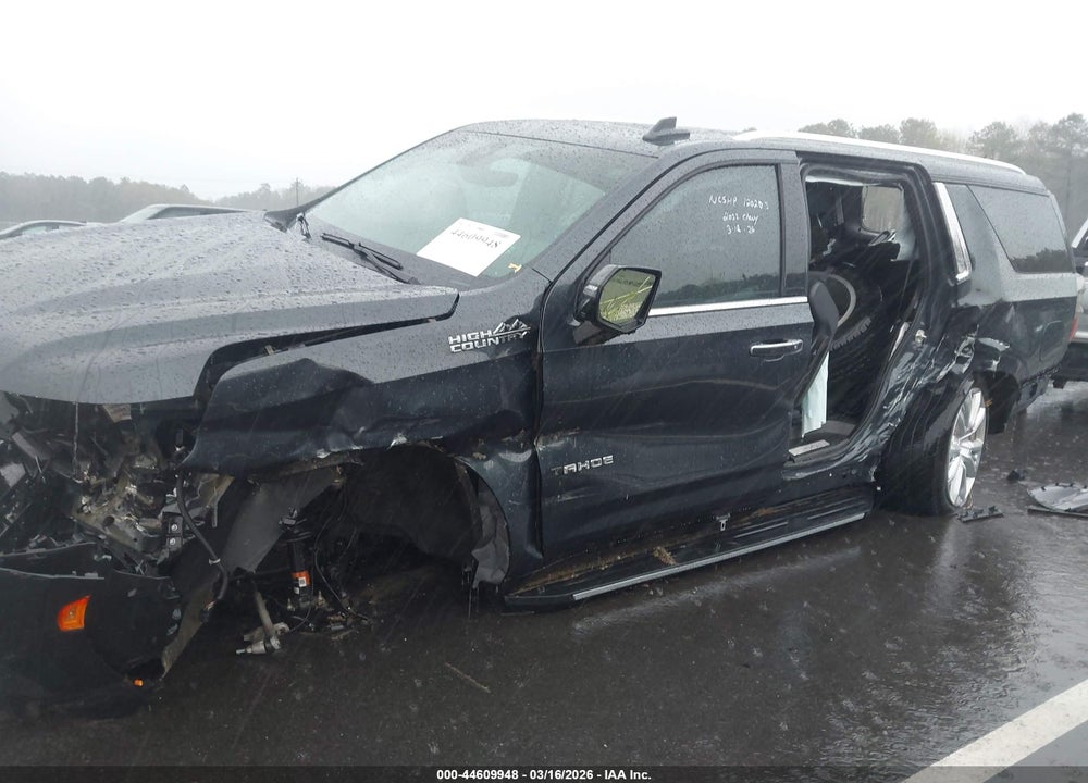 2022 CHEVROLET TAHOE 4WD HIGH COUNTRY VIN: 1GNSKTKLXNR164443