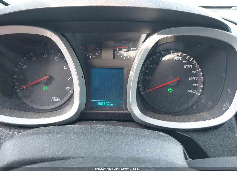 2013 CHEVROLET EQUINOX 1LT VIN: 2GNALDEK7D6296782