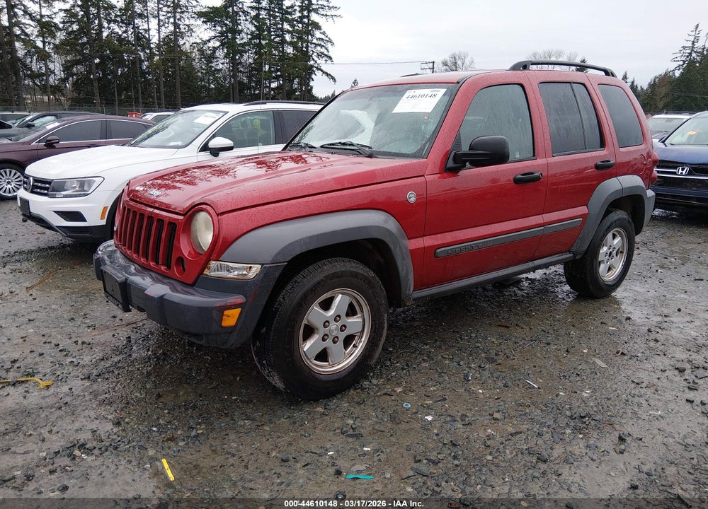 2005 JEEP LIBERTY SPORT VIN: 1J4GL48K45W666277