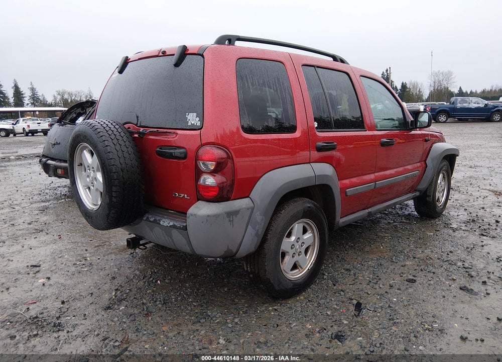 2005 JEEP LIBERTY SPORT VIN: 1J4GL48K45W666277