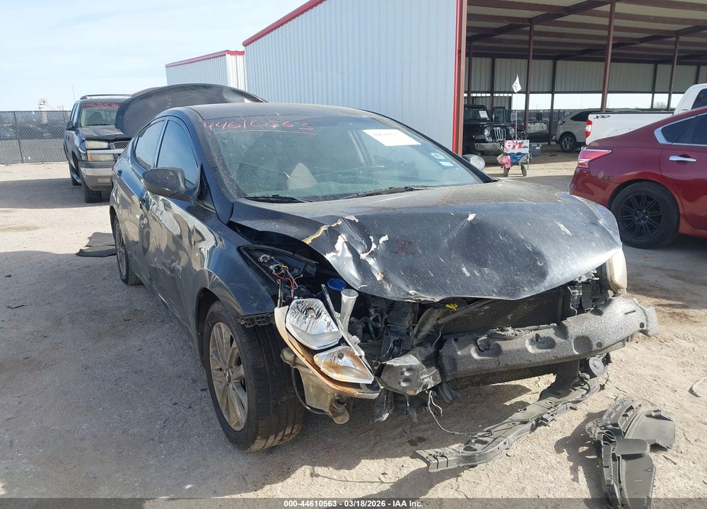 2014 HYUNDAI ELANTRA SE VIN: KMHDH4AE2EU040409
