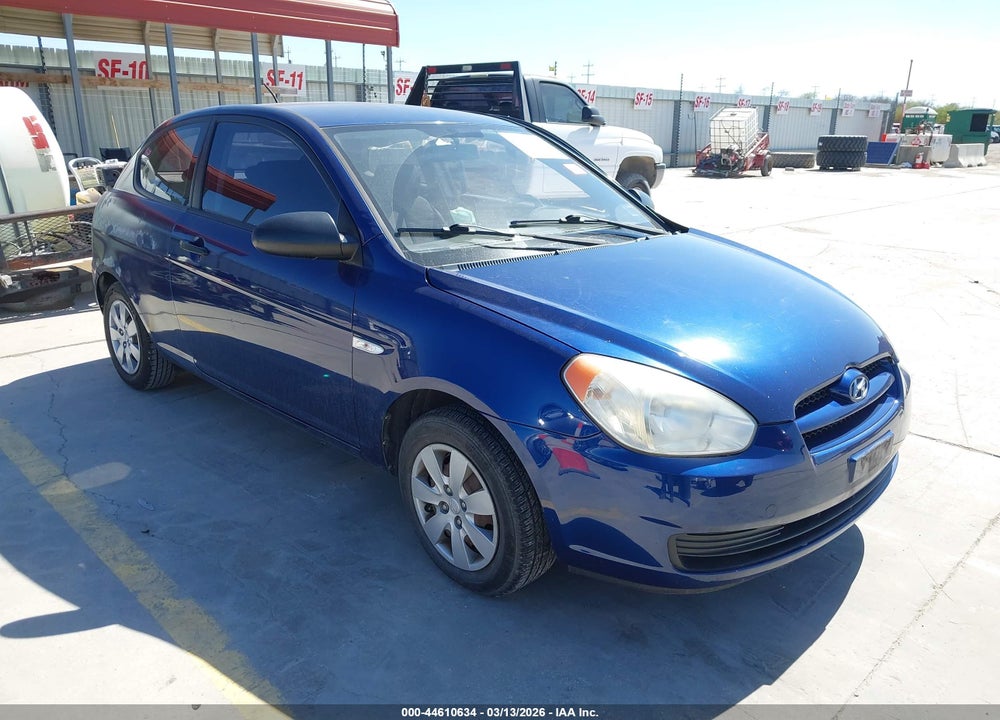 2008 HYUNDAI ACCENT GS VIN: KMHCM36C48U063218