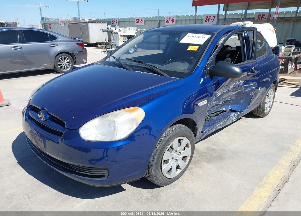 2008 HYUNDAI ACCENT GS VIN: KMHCM36C48U063218