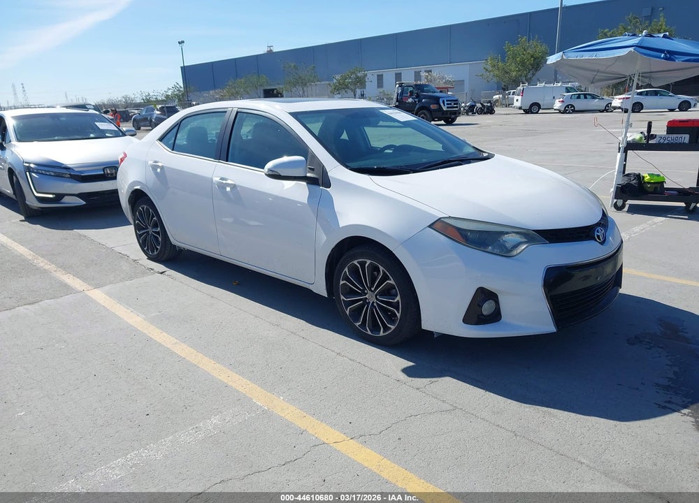 2014 TOYOTA COROLLA S PLUS VIN: 5YFBURHE7EP008580