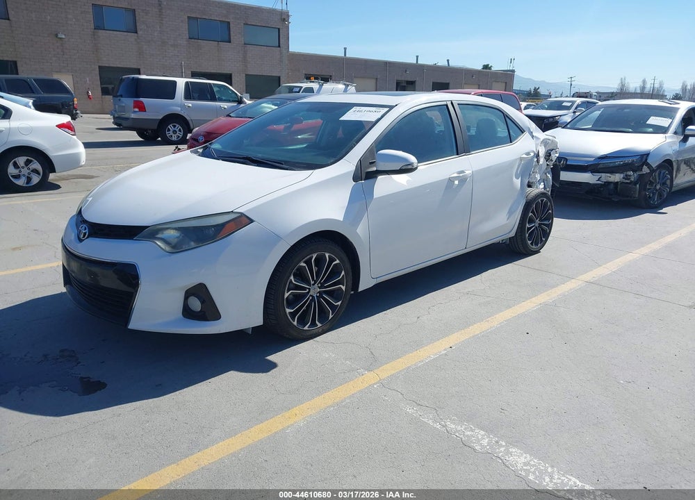 2014 TOYOTA COROLLA S PLUS VIN: 5YFBURHE7EP008580