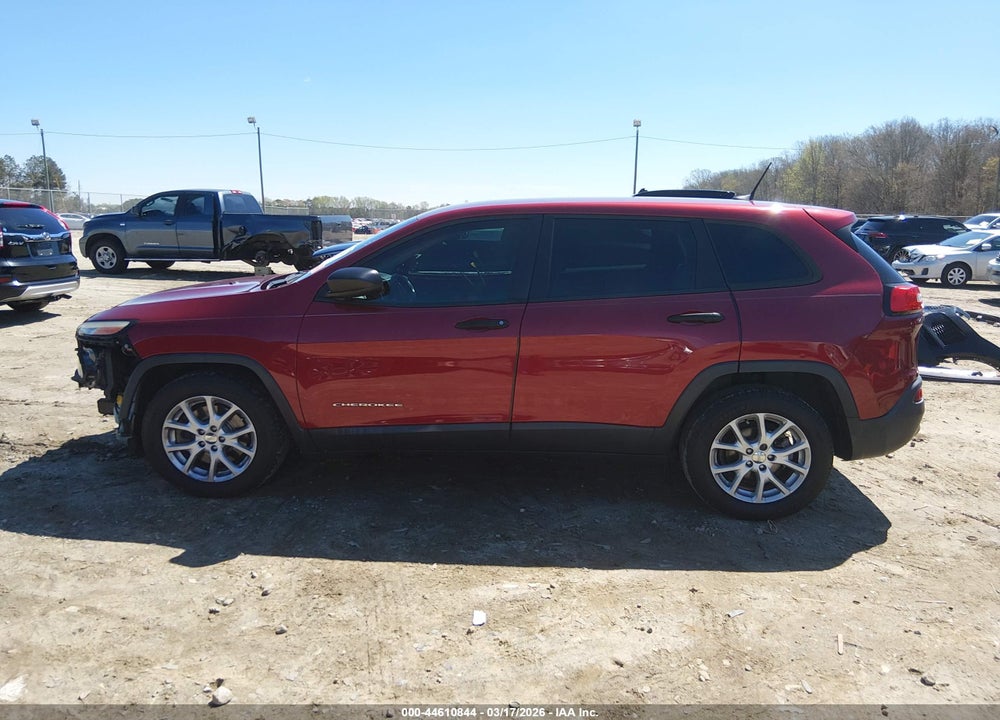 2016 JEEP CHEROKEE SPORT VIN: 1C4PJLAB4GW137852