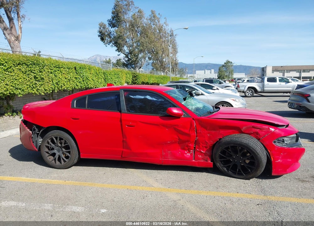 2015 DODGE CHARGER SXT VIN: 2C3CDXHG9FH827693