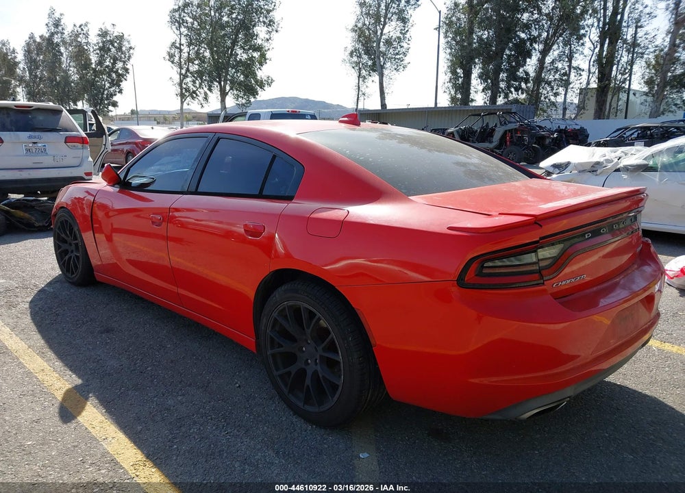 2015 DODGE CHARGER SXT VIN: 2C3CDXHG9FH827693