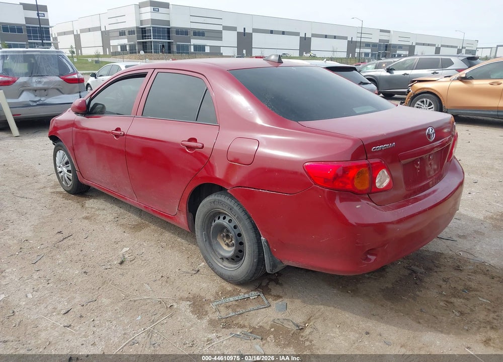 2009 TOYOTA COROLLA LE VIN: JTDBL40E199054709