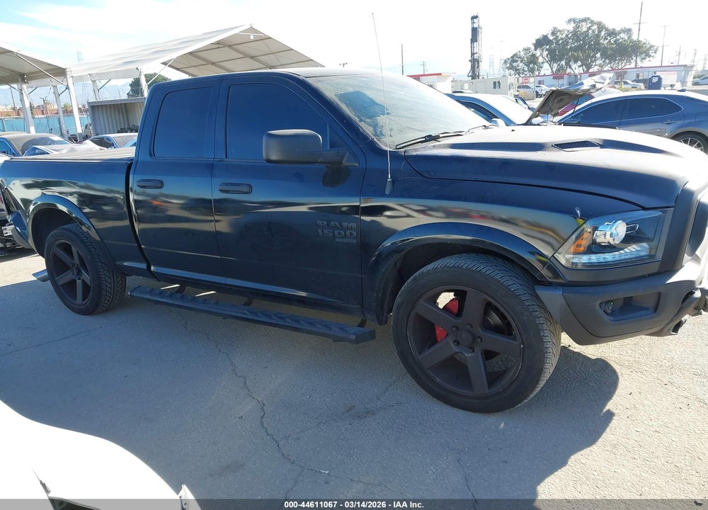 2021 RAM 1500 CLASSIC WARLOCK  4X2 6'4 BOX VIN: 1C6RR6GG0MS503872