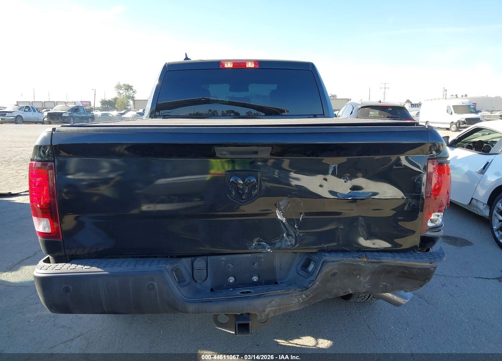 2021 RAM 1500 CLASSIC WARLOCK  4X2 6'4 BOX VIN: 1C6RR6GG0MS503872