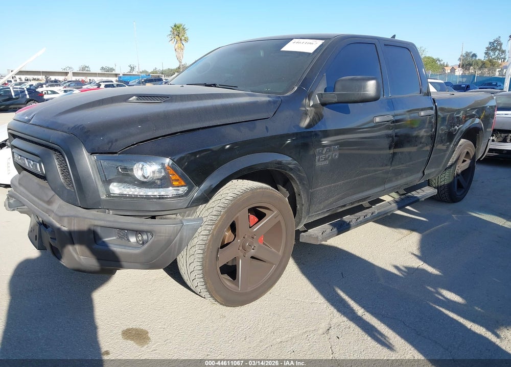 2021 RAM 1500 CLASSIC WARLOCK  4X2 6'4 BOX VIN: 1C6RR6GG0MS503872