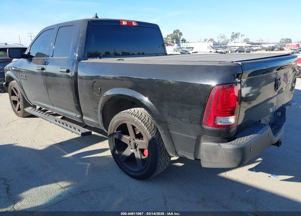 2021 RAM 1500 CLASSIC WARLOCK  4X2 6'4 BOX VIN: 1C6RR6GG0MS503872