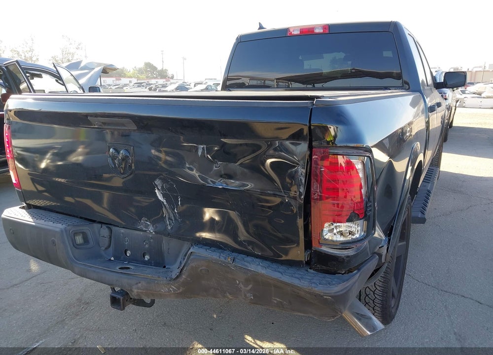 2021 RAM 1500 CLASSIC WARLOCK  4X2 6'4 BOX VIN: 1C6RR6GG0MS503872