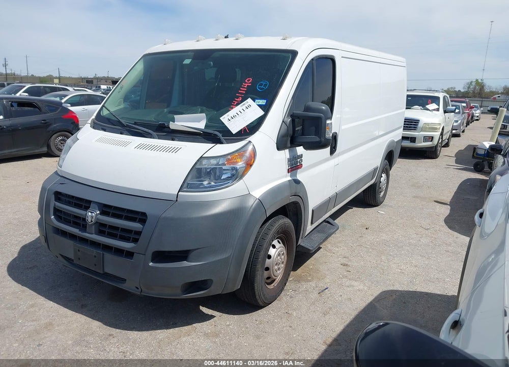 2016 RAM PROMASTER 1500 LOW ROOF VIN: 3C6TRVAGXGE132901