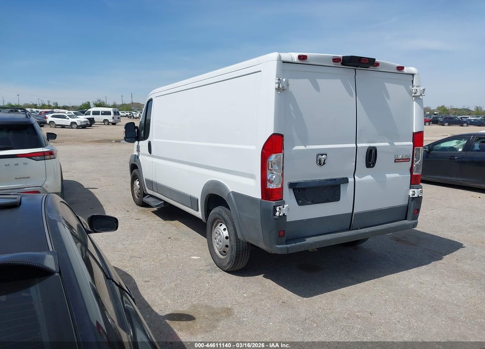 2016 RAM PROMASTER 1500 LOW ROOF VIN: 3C6TRVAGXGE132901