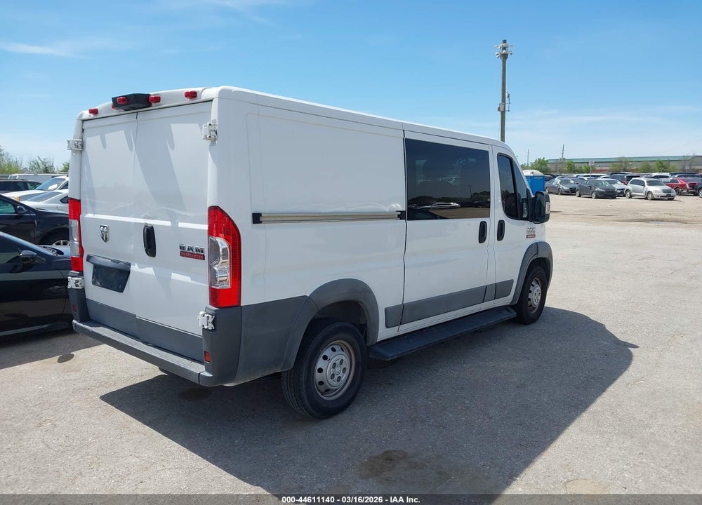 2016 RAM PROMASTER 1500 LOW ROOF VIN: 3C6TRVAGXGE132901
