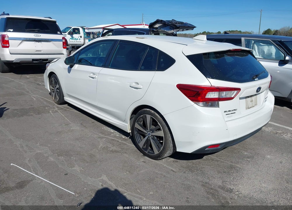 2017 SUBARU IMPREZA 2.0I SPORT VIN: 4S3GTAL60H3754098
