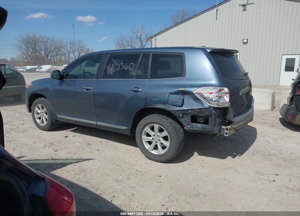 2012 TOYOTA HIGHLANDER VIN: 5TDZA3EHXCS020410