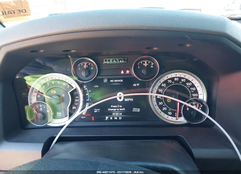 2013 RAM 1500 BIG HORN VIN: 1C6RR6LTXDS656648