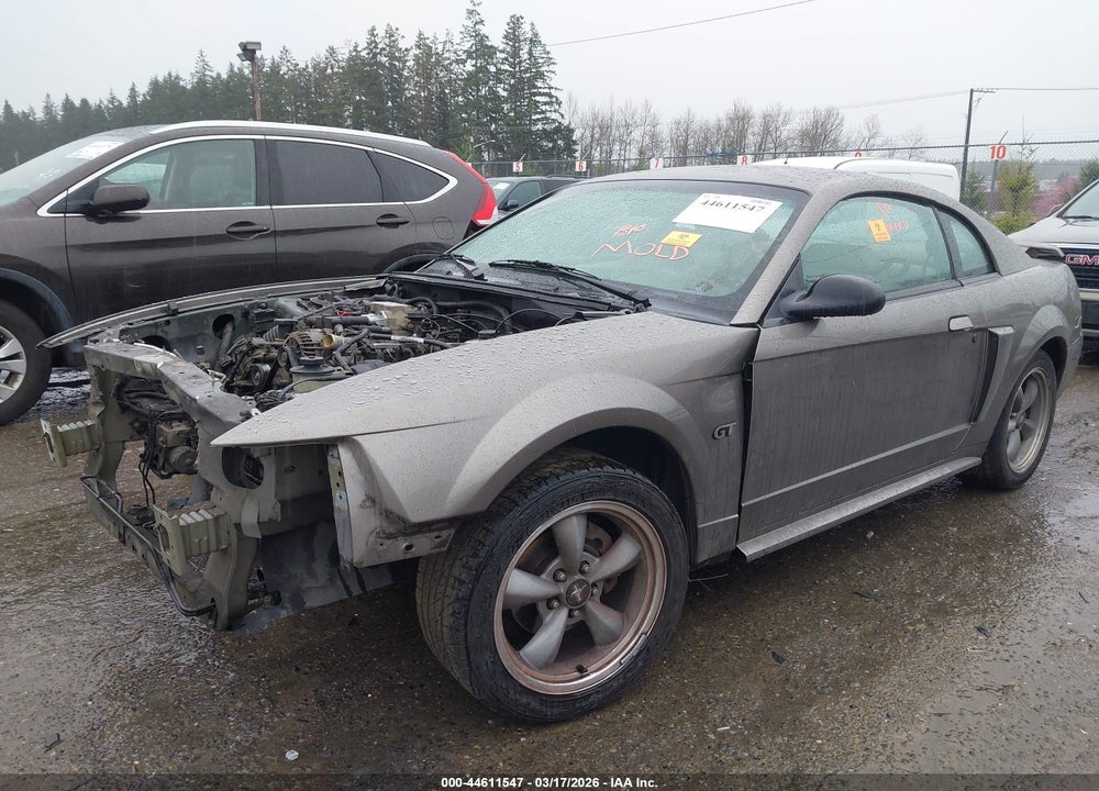 2002 FORD MUSTANG GT VIN: 1FAFP42X02F211261