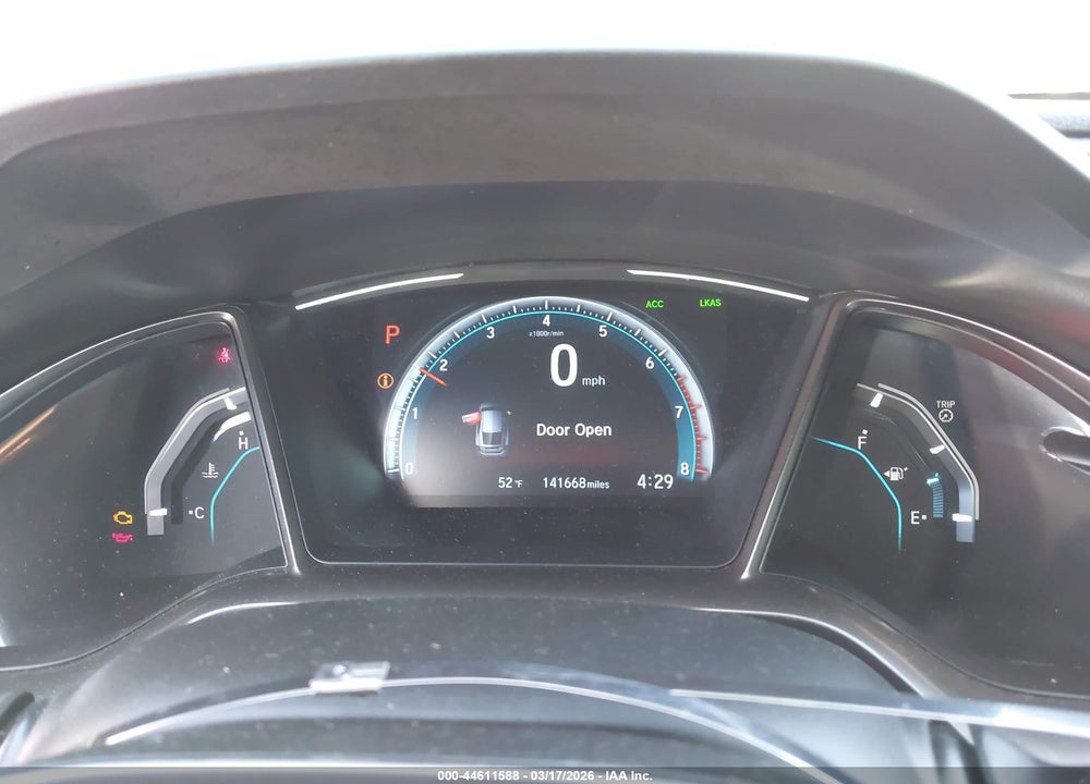2019 HONDA CIVIC EX VIN: SHHFK7H63KU229149