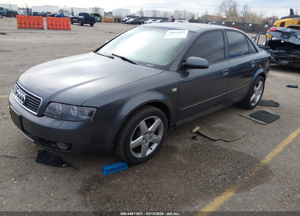2004 AUDI A4 1.8T VIN: WAULC68E64A157049