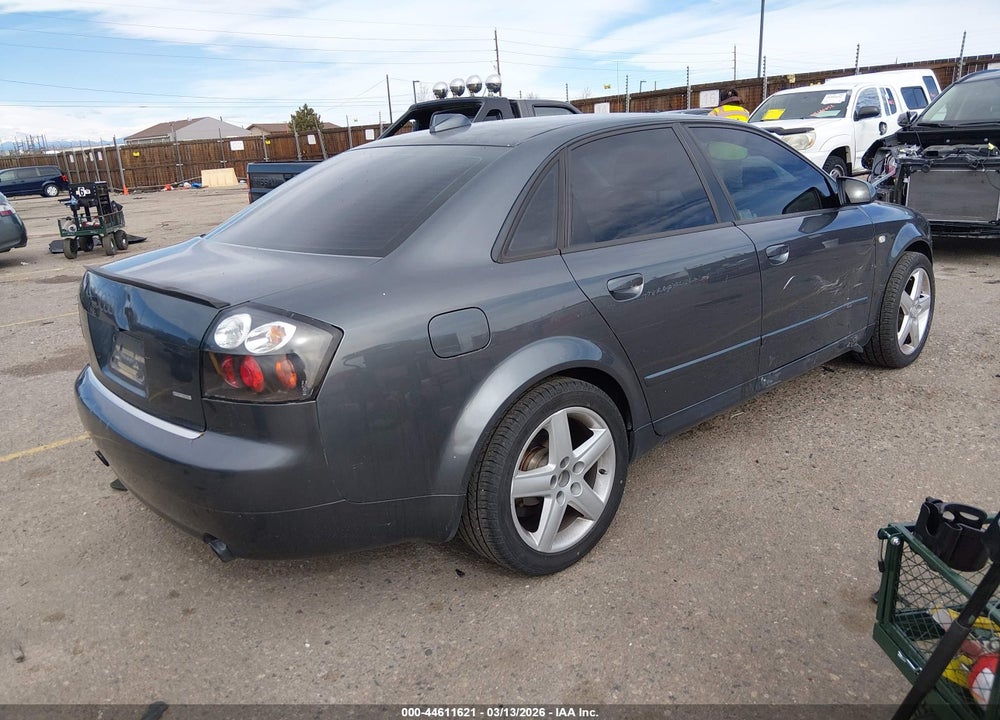 2004 AUDI A4 1.8T VIN: WAULC68E64A157049