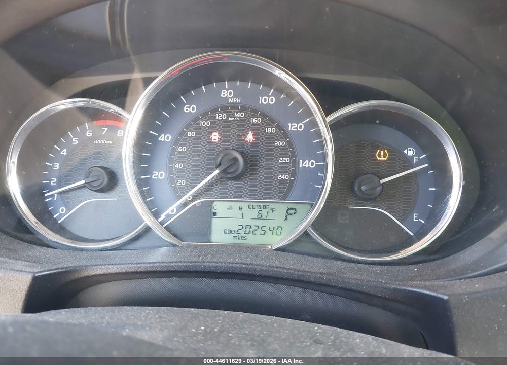 2014 TOYOTA COROLLA LE VIN: 5YFBURHE6EP099616