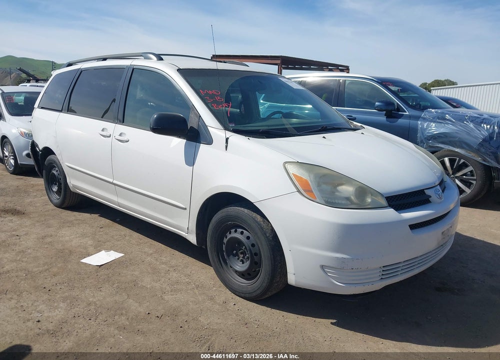 2005 TOYOTA SIENNA LE VIN: 5TDZA23C75S347240